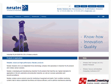 Tablet Screenshot of neratec.com